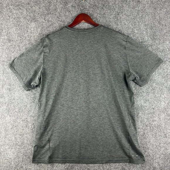 Nike Tee Shirt Mens XL Gray Dri Fit Short Sleeve Crew Neck Pullover Logo - Picture 7 of 9